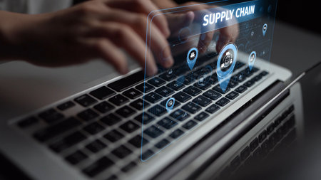 Supply chain processes with data-driven logistics, transportation, and distribution. enhances...