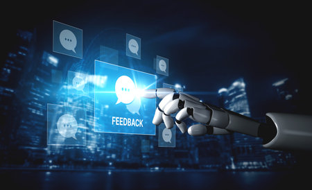 AI processes customer feedback and reviews to provide insights, sentiment analysis, and suggestions...