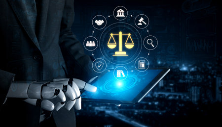 AI supports justice by automating legal research, analyzing case data, ensuring compliance, and...