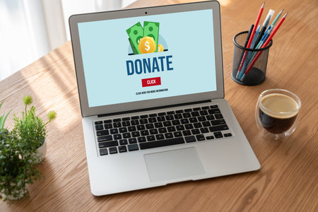 Online donation platform offer modish money sending system for people to transfer on the internet