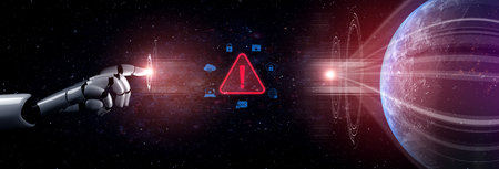 AI detects cybersecurity threats by monitoring system behavior, identifying anomalies, blocking...