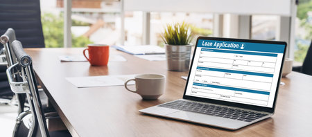 Online loan application form for modish digital information collection on the internet network