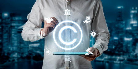 Copyright protection highlights copyright, intellectual property, and legal ownership through law,...