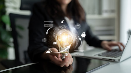 Global digital payment network connecting users, banks, and financial services worldwide through mobile, secure, and efficient transactions in real timeの写真素材