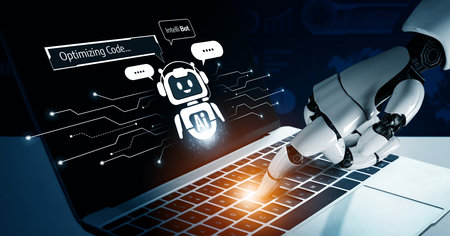 AI Virtual Assistant Artificial Intelligence Chatbot Controlled by Prompt Engineering for...