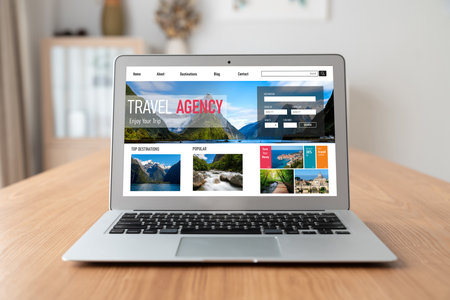 Online travel agency website for modish search and travel planning offers deal and package for...