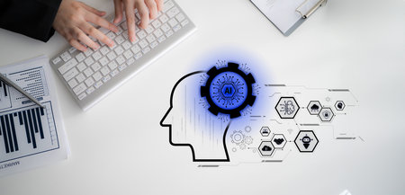 AI integrated with human cognition, supporting decision-making, automation, robotics, data analysis,...