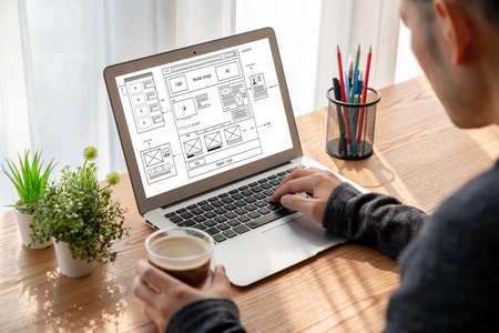 Website design software provide modish template for online retail business and e-commerce