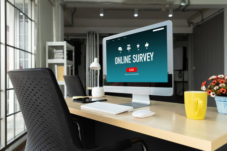 Online survey form for modish digital information collection on the internet network