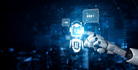 AI Virtual Assistant Artificial Intelligence Chatbot Controlled by Prompt Engineering for...