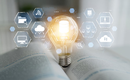 Cloud computing, cloud strategy, and cloud technology transforming digital infrastructure with...