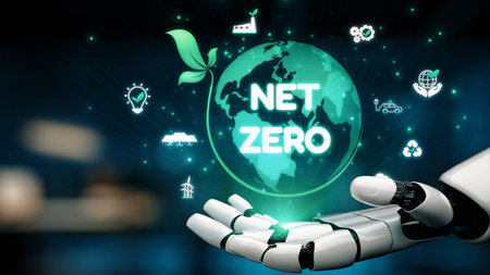 AI guides sustainability strategy with eco-intelligent tools and virtual assistants for achieving...