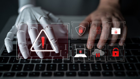 AI identifies cybersecurity threat and breach by protecting data, detecting threat, and preventing...
