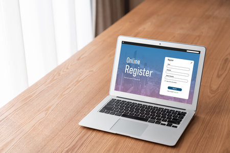 Online registration form for modish form filling on the internet website