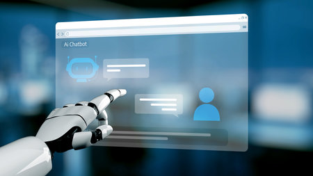 AI Virtual Assistant Artificial Intelligence Chatbot Controlled by Prompt Engineering for...