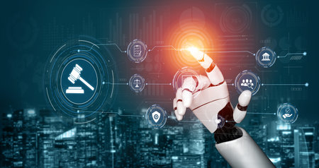 AI regulates digital law through compliance dashboards, justice-oriented tools, and secure...