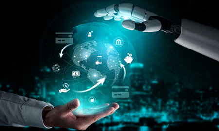 AI facilitates real-time digital payment systems, connecting global financial services with...