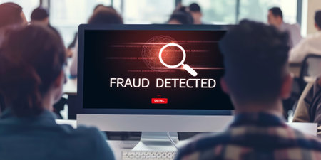 Cyber security software show alert of cyber attack for protection brisk. Danger from virus, phishing and cyber fraud.の素材