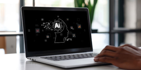 Generative AI virtual assistant tools for prompt engineer and user for ease of engage artificial intelligence AI technology help people to work with generative AI functions by prompting the AI briskの素材