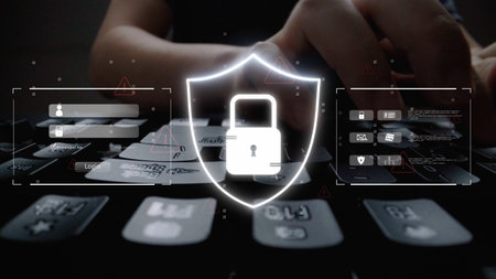Cyber security protection and cyber security strategies against cyber threats, system hacks, digital...