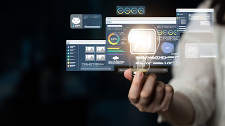 AI assistant with LLM, big data, machine learning, and generative AI powers prompt engineering and...