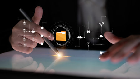 Digital folder systems enhance file organization, secure cloud access, and structured document...