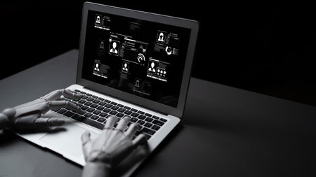 AI safeguards digital identity with smart authentication, secure login systems, and virtual...