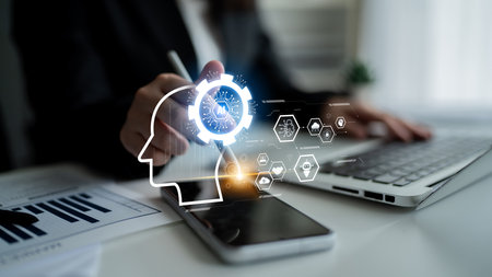 AI integrated with human cognition, supporting decision-making, automation, robotics, data analysis,...