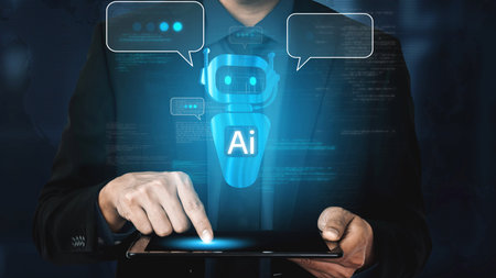 AI Virtual Assistant Artificial Intelligence Chatbot Controlled by Prompt Engineering for...