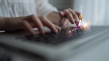 AI Assistant Brain Processor with LLM Technology, Big Data, Machine Learning, Generative AI for Business Support, Future Agentic AI Technology and Artificial Intelligence Prompt Engineering. Splineの写真素材