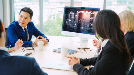 Compliance system for modish online corporate business to meet quality standard