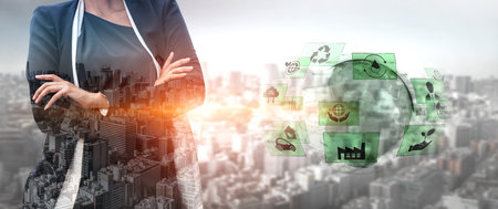 Sustainable business uses eco-innovation, climate action, and long-term strategies to meet...