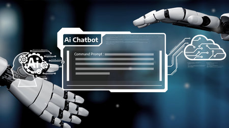 AI Virtual Assistant Artificial Intelligence Chatbot Controlled by Prompt Engineering for...