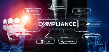 AI ensures compliance with automated policy checks, smart regulation systems, and intelligent...