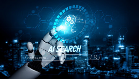 AI search engine enhances SEO with intelligent query tools, improving data retrieval, refine...