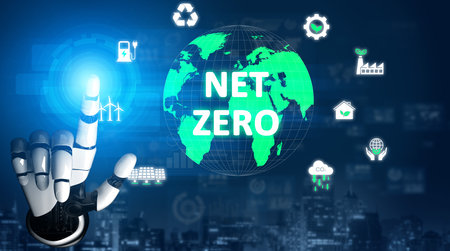 AI guides sustainability strategy with eco-intelligent tools and virtual assistants for achieving...