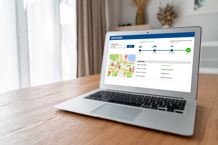 Delivery tracking system for e-commerce and modish online business to timely goods transportation...