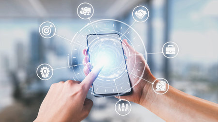 B2B strategy and technology transforming business-to-business operations, optimizing communication,...