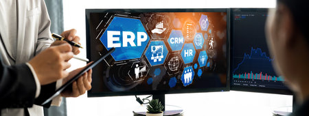 ERP enterprise resource planning software for brisk business to plan the marketing strategy