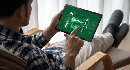 Computer Software Leading the Way in Green Business strategy and Sustainability, promoting...