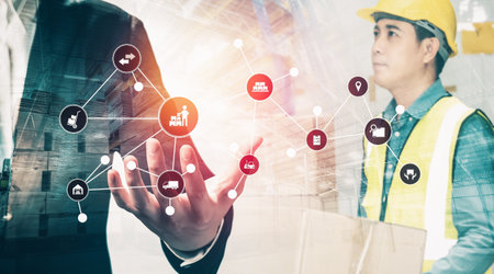 Smart warehouse management system with innovative internet of things technology to identify package...