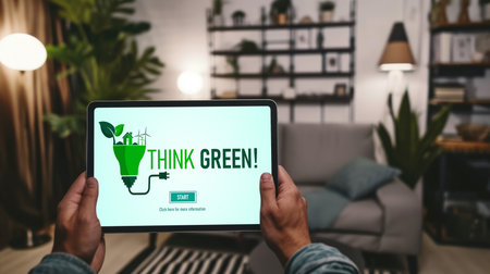 Green business transformation for brisk corporate business to thank green marketing strategyの素材