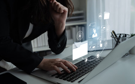 Document management system for secure file storage, organized access, and efficient digital workflow...