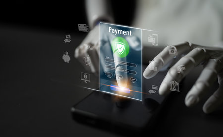 AI secures online payments through smart fraud detection, encrypted financial systems, and virtual...