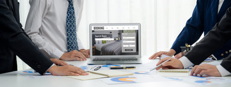 Online hotel accommodation booking website provide brisk reservation system . Travel technology...