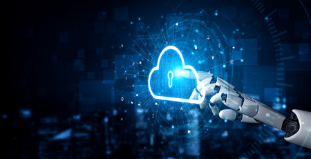 AI artificial intelligence optimizes cloud infrastructure with virtual assistants and intelligent...