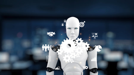 AI fosters teamwork using virtual assistant coordination, artificial intelligence collaboration...