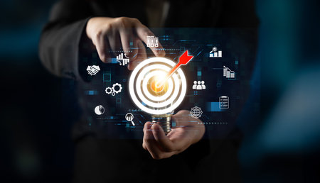 Target audience analysis enhances marketing with segmentation, smart profiling, and personalized strategies for improved audience targeting and campaign efficiency.の写真素材