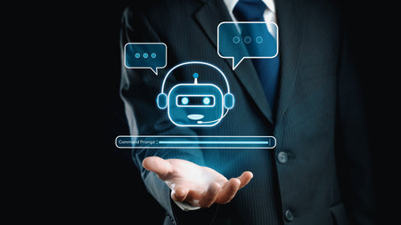 AI Virtual Assistant Artificial Intelligence Chatbot Controlled by Prompt Engineering for...