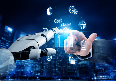 AI artificial intelligence drives cost-saving initiatives via process automation, virtual resource...